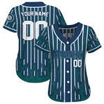 customized seattle mariners blazing stripes navy blue jersey best selling