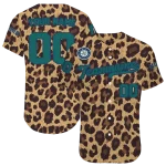 customized seattle mariners leopard spot jersey best selling