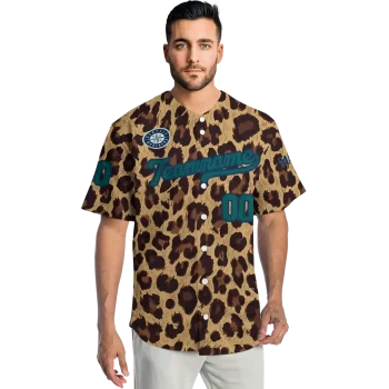 customized seattle mariners leopard spot jersey fashion forward