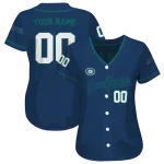customized seattle mariners plain classic navy blue jersey best selling