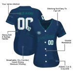 customized seattle mariners plain classic navy blue jersey best selling