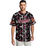 customized st louis cardinals abstract x black jersey best selling