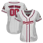 customized st louis cardinals pinstripe lines white jersey best selling
