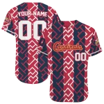 customized st louis cardinals squares grid red jersey best selling