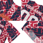 customized st louis cardinals squares grid red jersey best selling