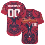 customized st louis cardinals star circle red jersey best selling