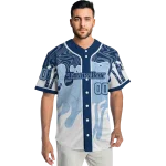 customized tampa bay rays pattern drip navy white jersey best selling