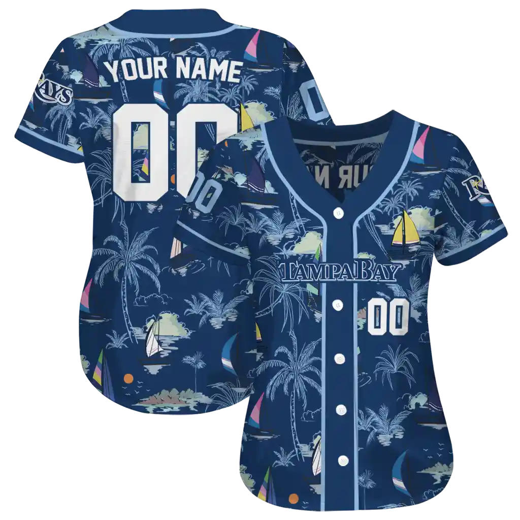 customized tampa bay rays sailboat island navy jersey high quality customized tampa bay rays sailboat island navy jersey high quality