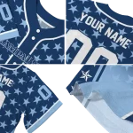 customized tampa bay rays star burst light blue jersey best selling