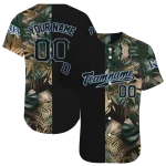 customized tampa bay rays tropical foliage black jersey best selling