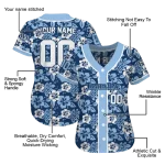 customized tampa bay rays tropical hibiscus light blue jersey best selling