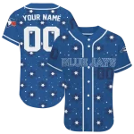 customized toronto blue jays snowflake festive blue jersey best selling