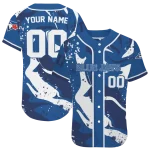 customized toronto blue jays splash swirl blue jersey best selling