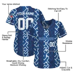 customized toronto blue jays squares grid blue jersey best selling