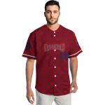 customized washington nationals chevron interlock red jersey best selling
