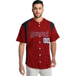 customized washington nationals chevron rhythm red jersey best selling