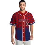 customized washington nationals star burst blue jersey best selling