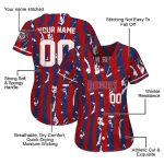 customized washington nationals stripe paint red jersey best selling
