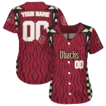 personalized arizona diamondbacks chevron rhythm red jersey best selling