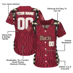 personalized arizona diamondbacks chevron rhythm red jersey best selling