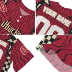 personalized arizona diamondbacks chevron rhythm red jersey best selling