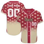 personalized arizona diamondbacks star burst sand jersey best selling