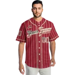 personalized arizona diamondbacks vertical stripes red jersey best selling