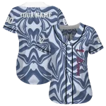personalized atlanta braves psychedelic curves navy jersey best selling