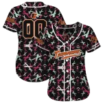 personalized baltimore orioles abstract x black jersey best selling