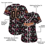 personalized baltimore orioles abstract x black jersey best selling
