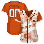 personalized baltimore orioles arrow fade orange white jersey best selling