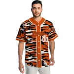 personalized baltimore orioles camo splash orange jersey best selling