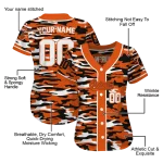 personalized baltimore orioles camo splash orange jersey best selling
