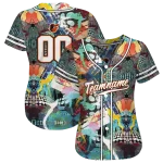 personalized baltimore orioles geometric fusion aqua jersey best selling