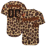 personalized baltimore orioles leopard spot jersey best selling