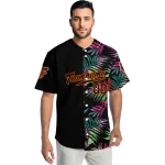 personalized baltimore orioles palm leaf black jersey best selling