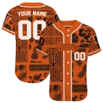 personalized baltimore orioles pineapple palm geo orange jersey best selling