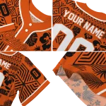 personalized baltimore orioles pineapple palm geo orange jersey best selling