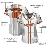 personalized baltimore orioles pinstripe lines white jersey best selling