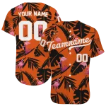 personalized baltimore orioles tropical flamingo orange jersey best selling