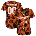 personalized baltimore orioles tropical flamingo orange jersey best selling