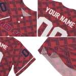 personalized boston red sox chevron interlock red jersey best selling