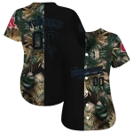 personalized boston red sox tropical foliage black jersey best selling