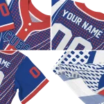 personalized chicago cubs curved stripes blue white jersey best selling