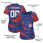 personalized chicago cubs edgy stripes blue jersey best selling