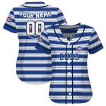 personalized chicago cubs stripe layers blue white jersey best selling