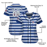 personalized chicago cubs stripe layers blue white jersey best selling