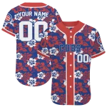 personalized chicago cubs tropical hibiscus red jersey best selling