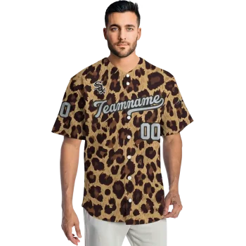 personalized chicago white sox leopard spot jersey fashion forward