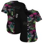 personalized chicago white sox palm leaf black jersey best selling